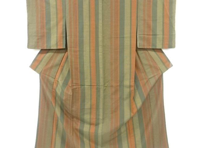 JAPANESE UNUSED KIMONO / TSUMUGI 